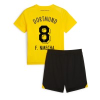 Stroje piłkarskie Borussia Dortmund Felix Nmecha #8 Koszulka Podstawowej dla dzieci 2023-24 Krótki Rękaw (+ szorty)